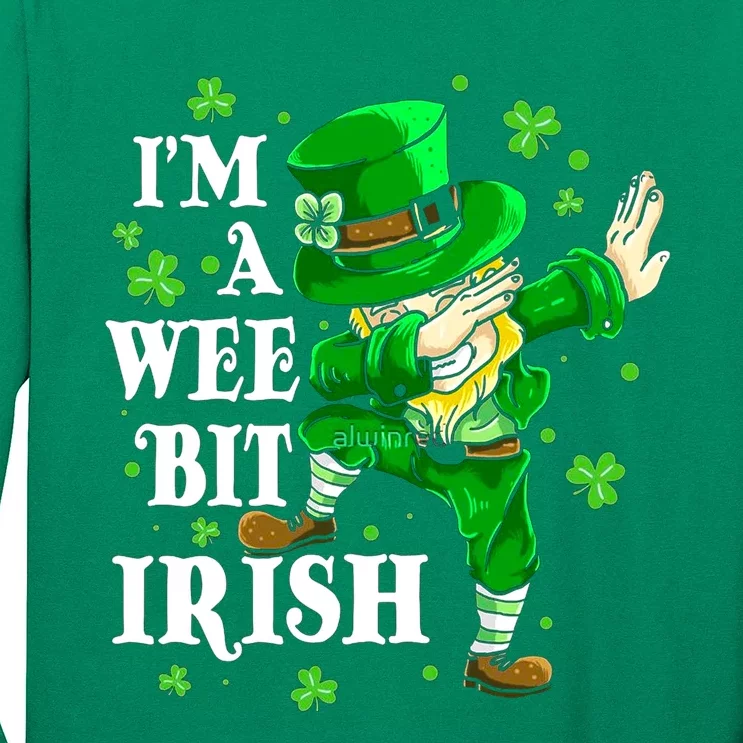 I'm A Wee Bit Irish St Patrick's Day Long Sleeve Shirt