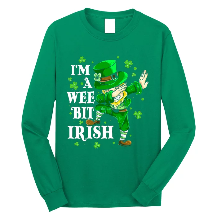 I'm A Wee Bit Irish St Patrick's Day Long Sleeve Shirt