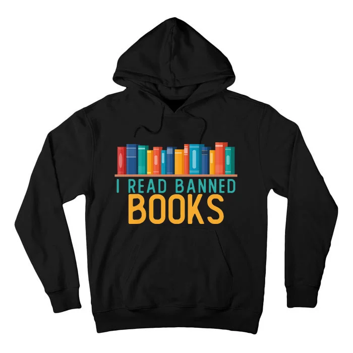 I Am With the Banned Books Funny Books lovers Tall Hoodie