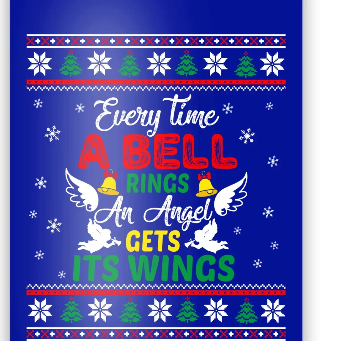 ItS A Wonderful Life Every Time A Bell Rings Cute Christmas Great Gift Poster