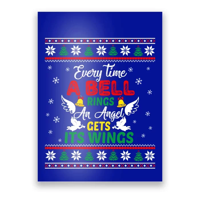 ItS A Wonderful Life Every Time A Bell Rings Cute Christmas Great Gift Poster