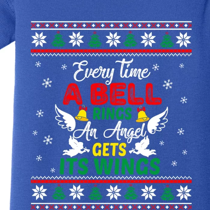 ItS A Wonderful Life Every Time A Bell Rings Cute Christmas Gift Baby Bodysuit