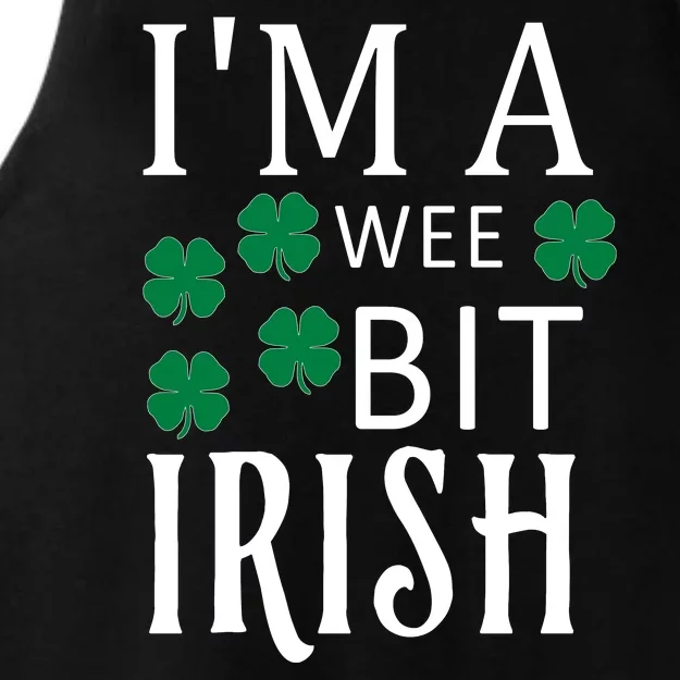 I'm A Wee Bit Irish Ladies Tri-Blend Wicking Tank