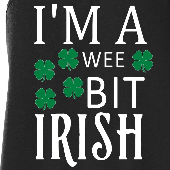 I'm A Wee Bit Irish Women's Racerback Tank