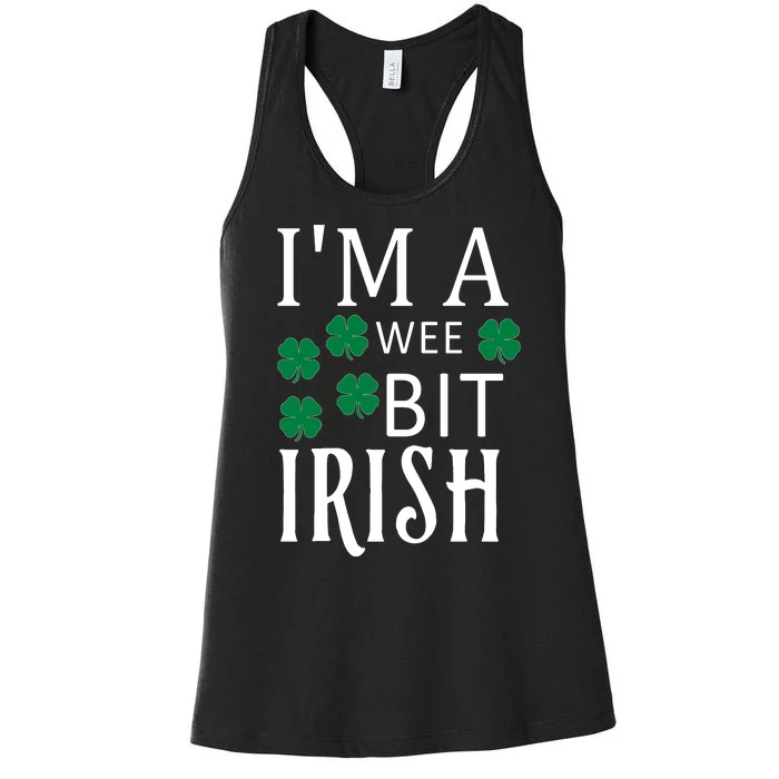 I'm A Wee Bit Irish Women's Racerback Tank