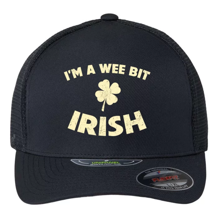 I'm A Wee Bit Irish | St Patricks Day Flexfit Unipanel Trucker Cap