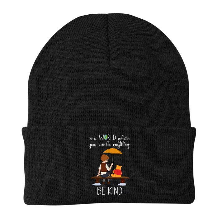 In A World Where You Can Be Anything Knit Cap Winter Beanie