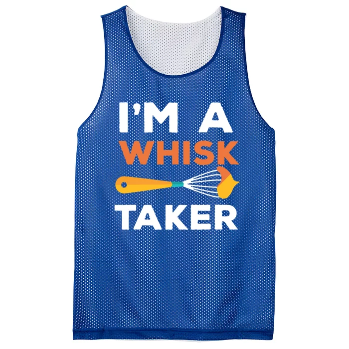 Im A Whisk Taker Funny Chef Gift Mesh Reversible Basketball Jersey Tank