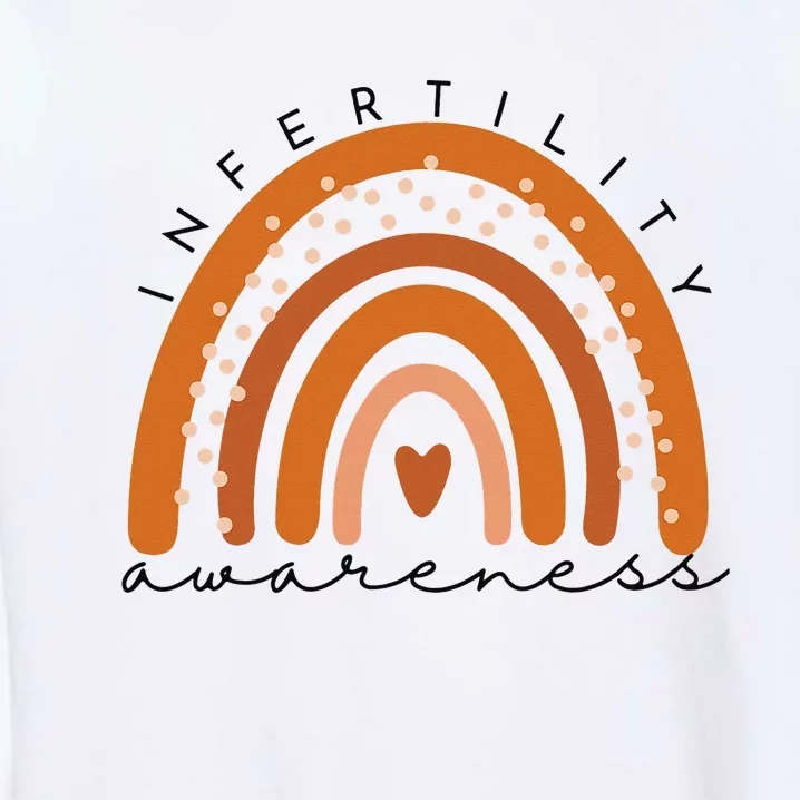 Infertility Awareness Week In April We Wear Orange IVF Garment-Dyed Sweatshirt