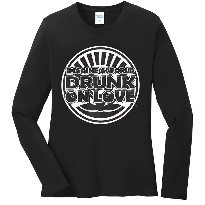 Imagine A World Drunk On Love With Big Ladies Long Sleeve Shirt