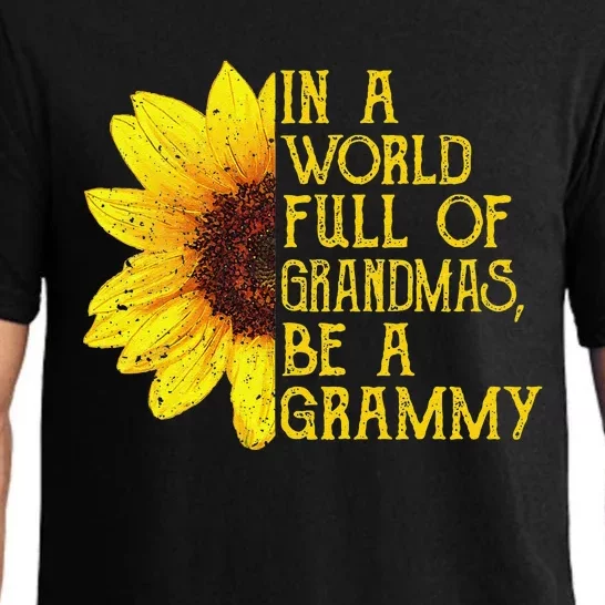 In A World Full Of Grandmas Be A Grammy Apparel, Fun Grandma Pajama Set