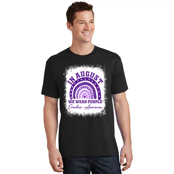 In August We Wear Purple Overdose Awareness T-Shirt