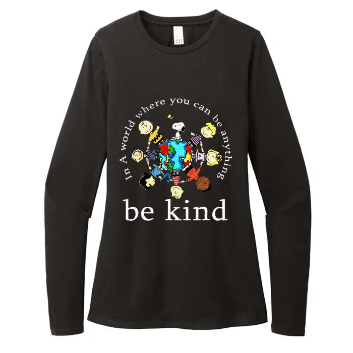 In A World Where You Can Be Anything Be Kind Kindness Day Womens CVC Long Sleeve Shirt