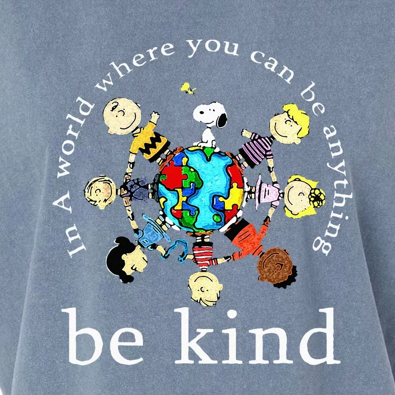 In A World Where You Can Be Anything Be Kind Kindness Day Garment-Dyed Women's Muscle Tee