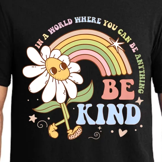 In A World Where You Can Be Anything Be Kind Kindness Pajama Set