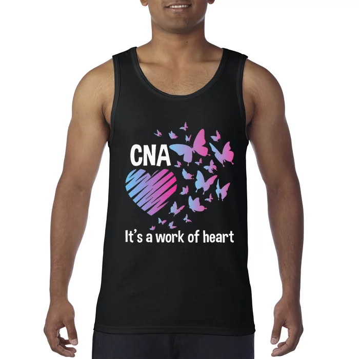 It's A Work Of Heart CNA Certified Nursing Assistant Tank Top