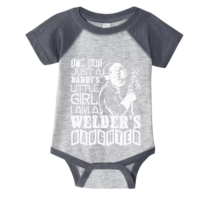 I'm A Welder's Daughte Welder Dad Infant Baby Jersey Bodysuit