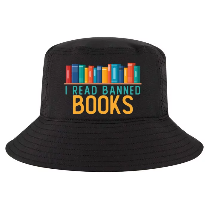 I Am With The Banned Books Funny I Read Banned Books Cool Comfort Performance Bucket Hat