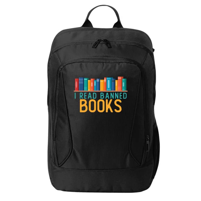 I Am With The Banned Books Funny I Read Banned Books City Backpack