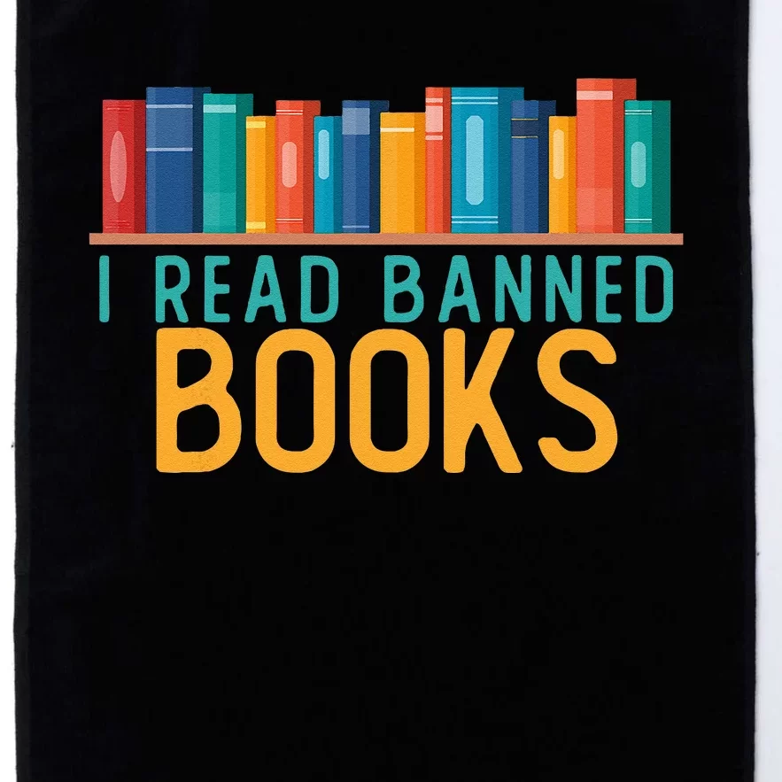 I Am With The Banned Books Funny I Read Banned Books Platinum Collection Golf Towel