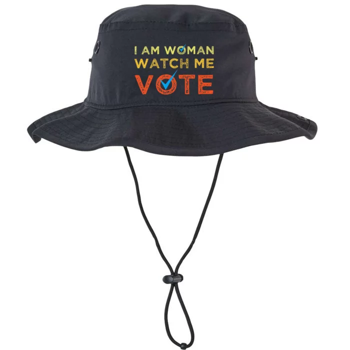 I Am Woman Watch Me Vote Legacy Cool Fit Booney Bucket Hat