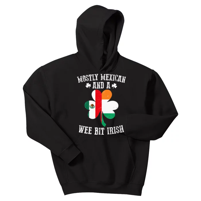 I'm A Wee Bit Irish Funny Saint Patricks Day Kids Hoodie