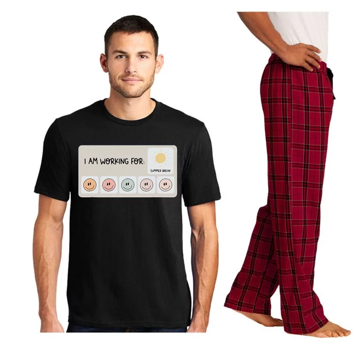 I Am Working For Summer Break Teacher Pajama Set