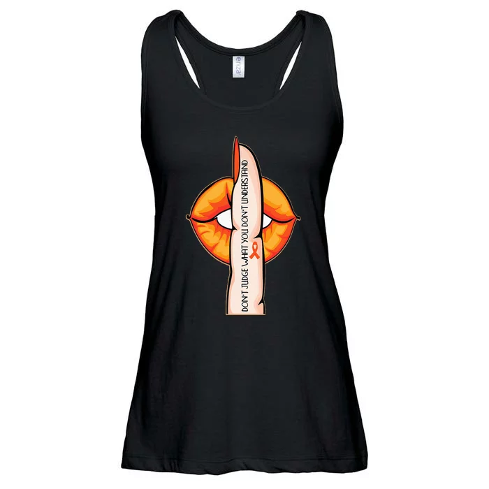 In April We Wear Orange Infertility Awareness Ladies Essential Flowy Tank