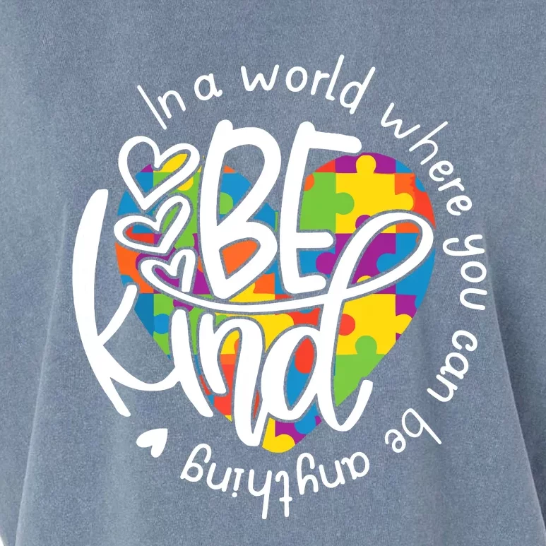 In A World Where You Can Be Anything Be Kind Kindness Garment-Dyed Women's Muscle Tee