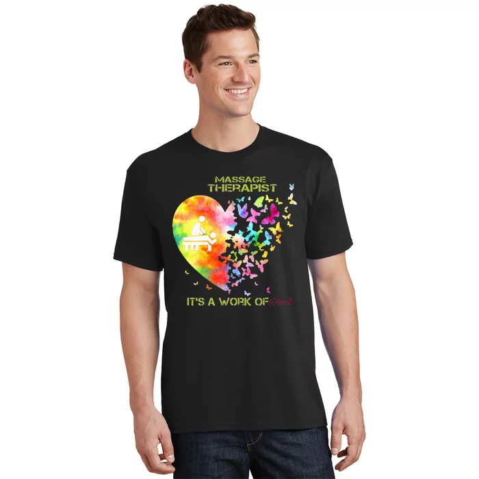 It's a Work of Heart Massage Therapist T-Shirt