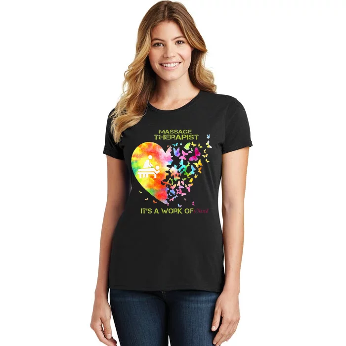 It's a Work of Heart Massage Therapist Women's T-Shirt