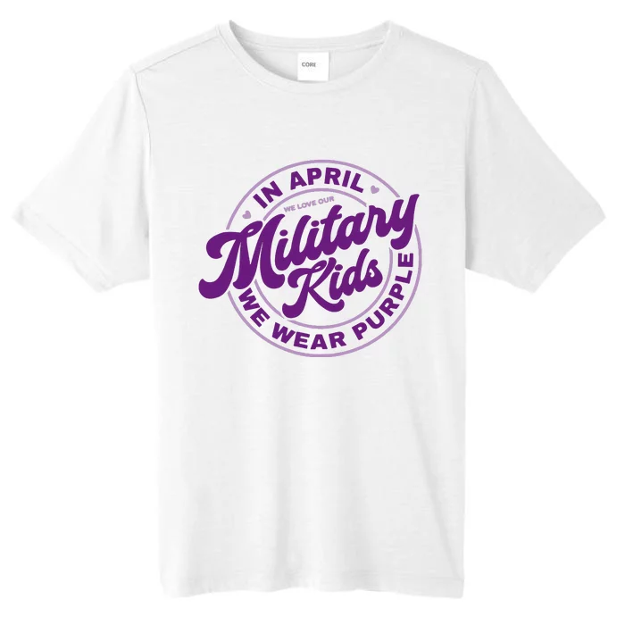 In April We Wear Purple Military ChromaSoft Performance T-Shirt