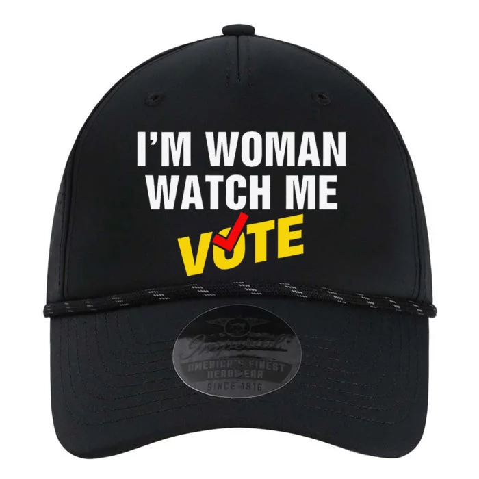 I Am Woman Watch Me Vote Performance The Dyno Cap