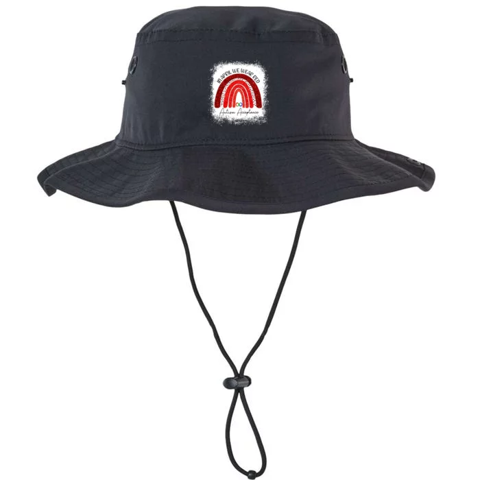 In April We Wear Red Autism Acceptance Legacy Cool Fit Booney Bucket Hat