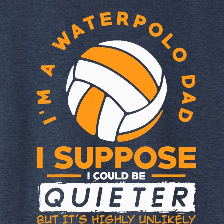 I`m A Waterpolo Dad I Water Polo Women's Crop Top Tee