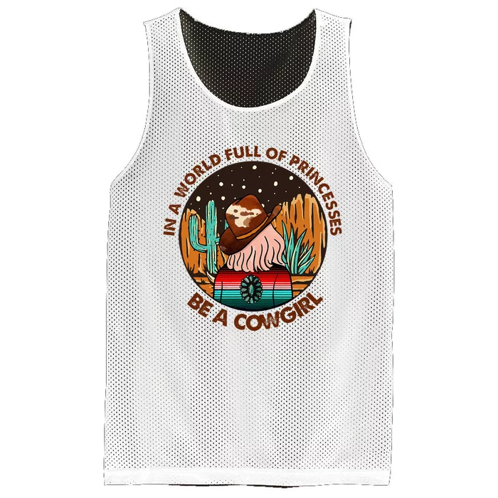 In A World Full Of Princesses Be A Cow Country Gift Mesh Reversible Basketball Jersey Tank