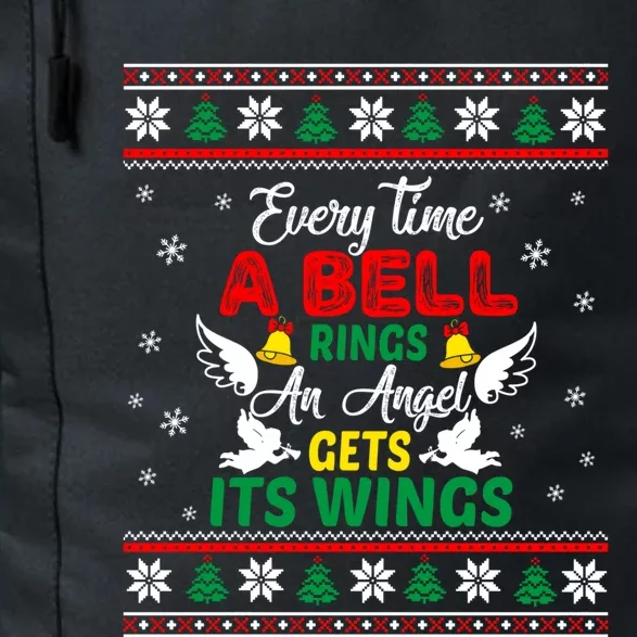 ItS A Wonderful Life Every Time A Bell Rings Cute Christmas Gift Daily Commute Backpack