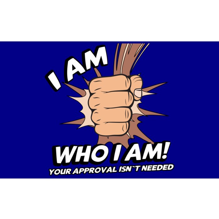 I Am Who I Am Your Approval Isn't Needed Black Power Fist Great Gift Bumper Sticker