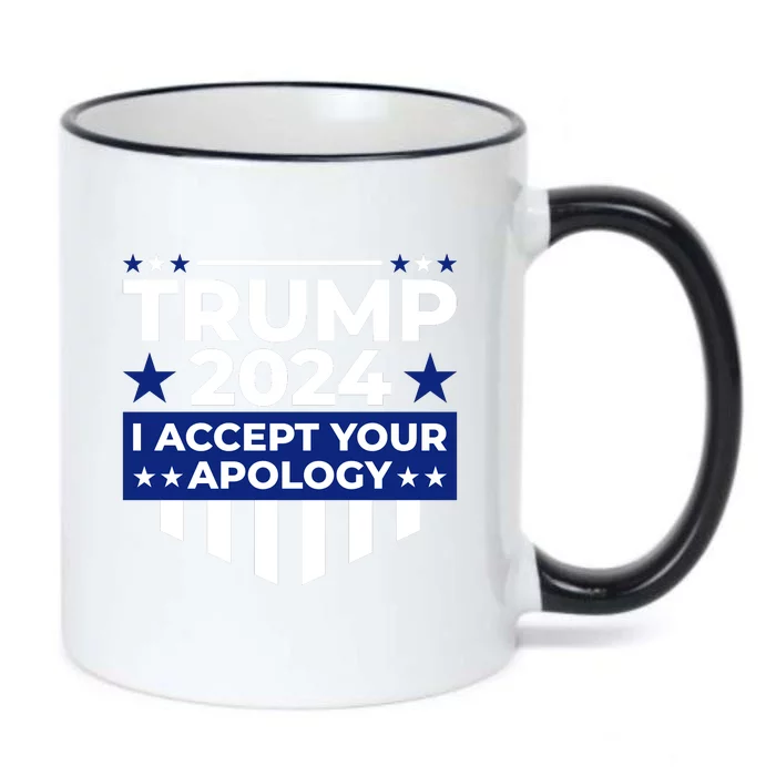 I Accept Your Apology 2024 Black Color Changing Mug