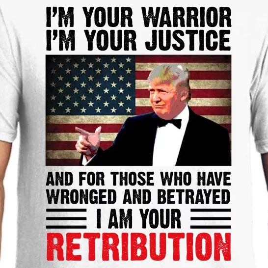 I Am Your Retribution Pro Donald Trump Usa Pajama Set