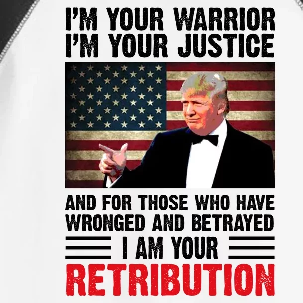 I Am Your Retribution Pro Donald Trump Usa Toddler Fine Jersey T-Shirt