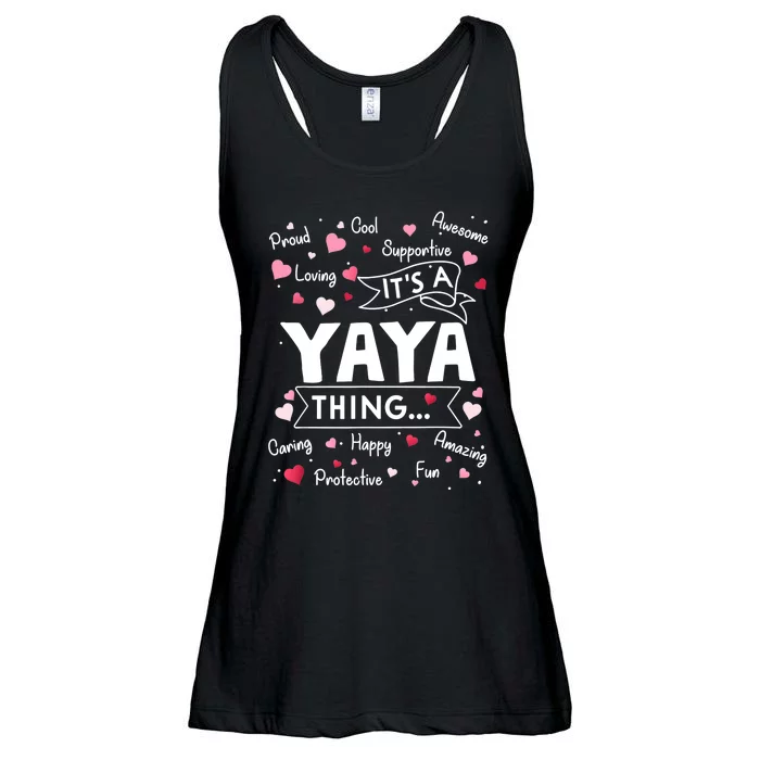 It's a Yaya Thing Funny Sayings Cute Grandma Mothers Day Ladies Essential Flowy Tank