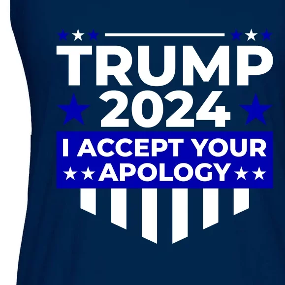 I Accept Your Apology 2024 Trump 2024 Ladies Essential Flowy Tank