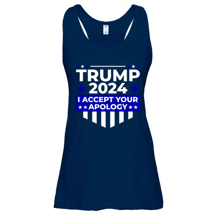 I Accept Your Apology 2024 Trump 2024 Ladies Essential Flowy Tank