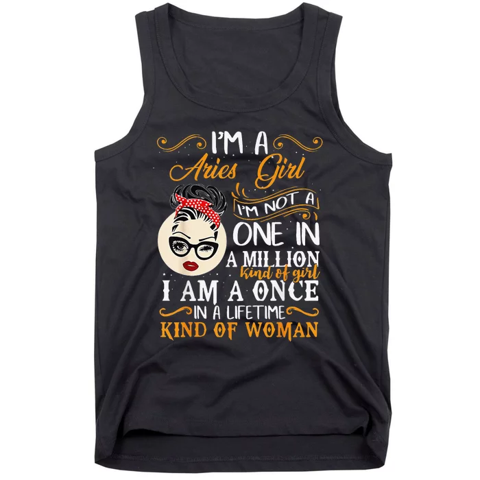 I'm Aries Zodiac sign April March Birthday Gift Tank Top