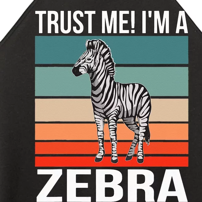 I'm a Zebra Halloween Safari Zoo Zebra Women’s Perfect Tri Rocker Tank