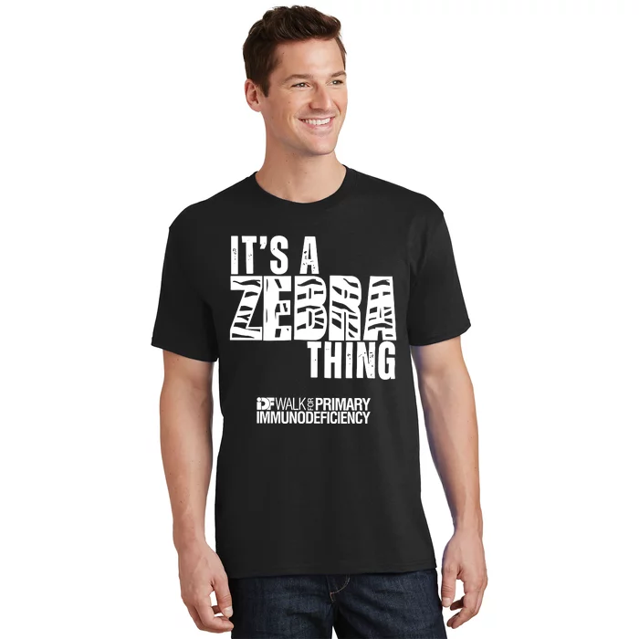 ItS A Zebra Thing Idf Walk For Primary Immunodeficiency T-Shirt