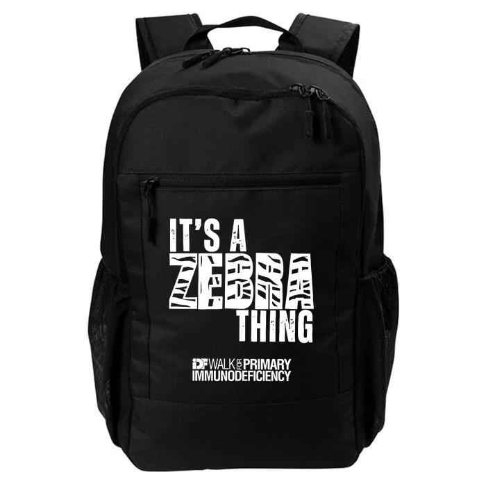 ItS A Zebra Thing Idf Walk For Primary Immunodeficiency Daily Commute Backpack