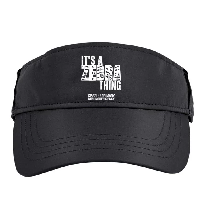 ItS A Zebra Thing Idf Walk For Primary Immunodeficiency Adult Drive Performance Visor