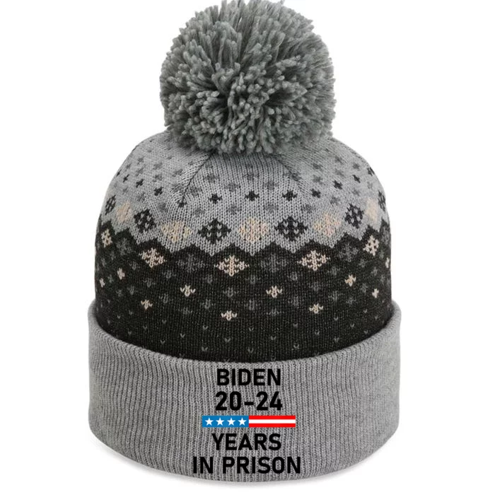 Impeach Biden 2024 Years In Prison The Baniff Cuffed Pom Beanie